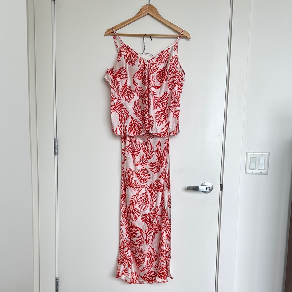 Tracy James Silk Skirt & Cami